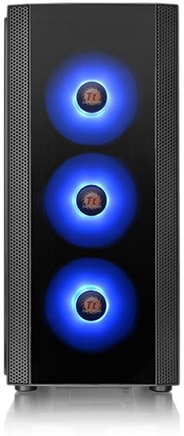 Obudowa Thermaltake Versa J25Tempered Glass RGB Edition Black (CA-1L8-00M1WN-01) - obraz 8