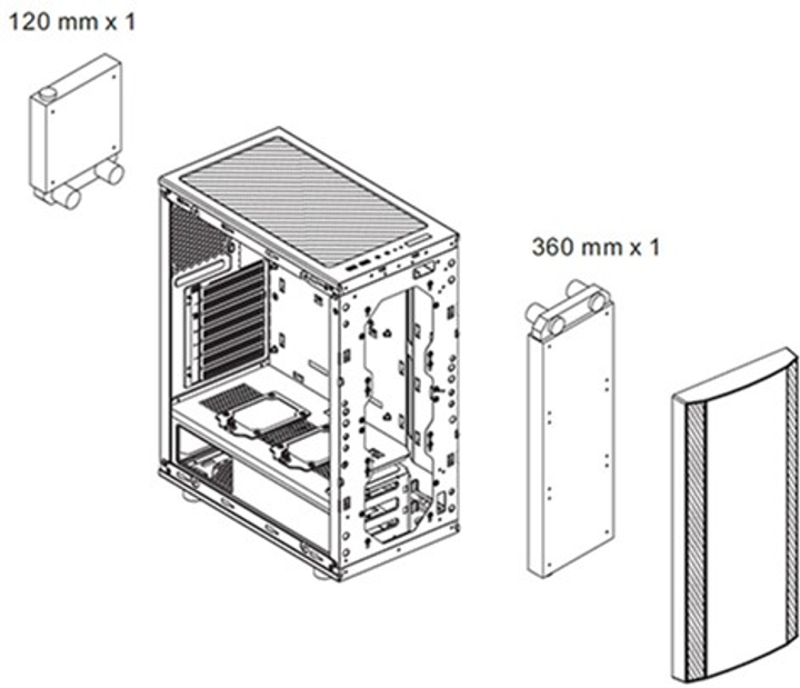 Obudowa Thermaltake Versa J25 Tempered Glass Edition Czarne (CA-1L8-00M1WN-00) - obraz 15