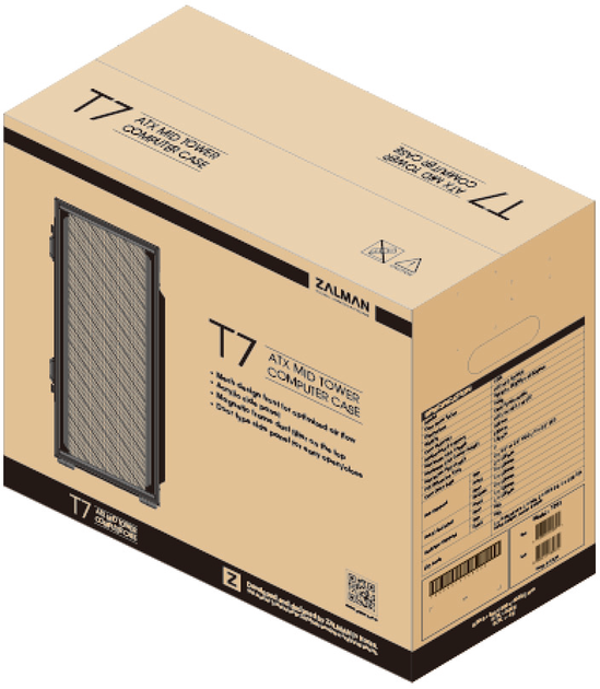Obudowa Zalman ZM-T7 Czarna - obraz 5
