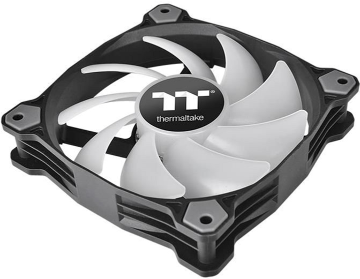 Набір вентиляторів Thermaltake Pure 12 ARGB Sync Radiator Fan TT Premium Edition (комплект з 3) Black (CL-F079-PL12SW-A) - зображення 4