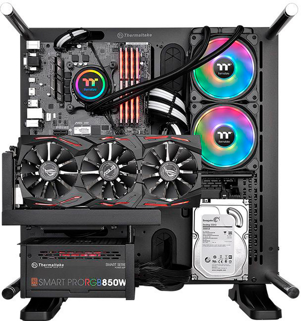 Chłodzenie wodne Thermaltake Floe DX RGB 280 TT Premium Edition (CL-W257-PL14SW-A) - obraz 2