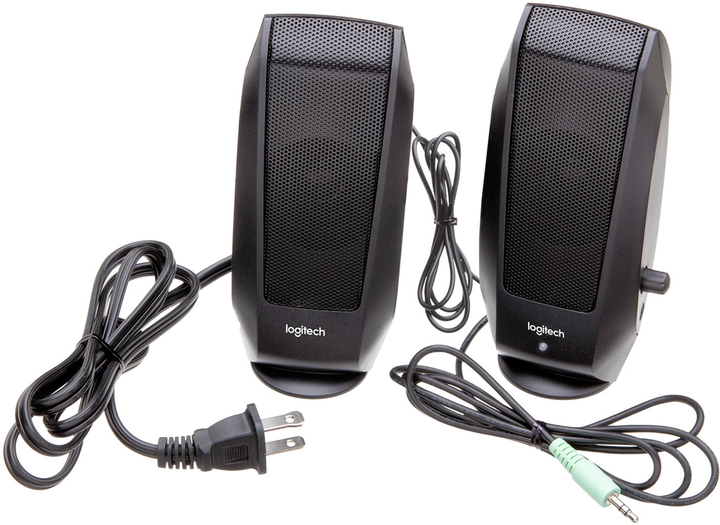 Zestaw głośników Logitech S-120 2.0 Czarny (980-000010) - obraz 7