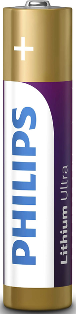 Батарейка Philips Lithium Ultra AAA BLI 4 (FR03LB4A/10) - зображення 2