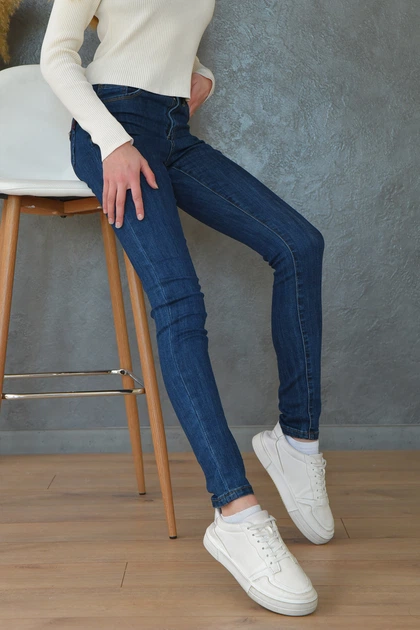 Джинсы подростковые темно-синего цвета KT.Moss 158 см (157288) от ...