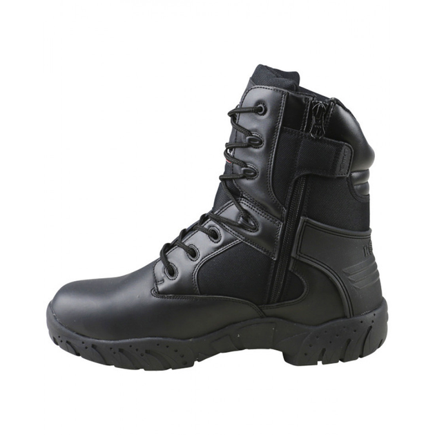 Черевики тактичні шкіряні Kombat UK Tactical Pro Boots All Leather чорні 45 - зображення 2
