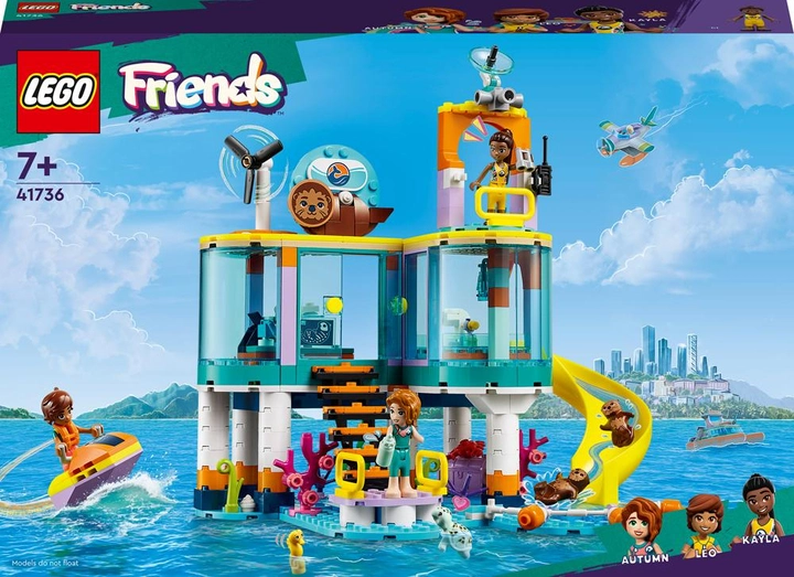 Zestaw klocków Lego Friends Centrum ratownictwa morskiego 376 elementów (41736) - obraz 1