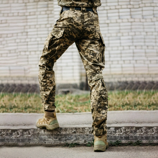 Військові штани ЗСУ Піксель, розмір 52, армійські чоловічі якісні тактичні штани Rip-stop. - зображення 2