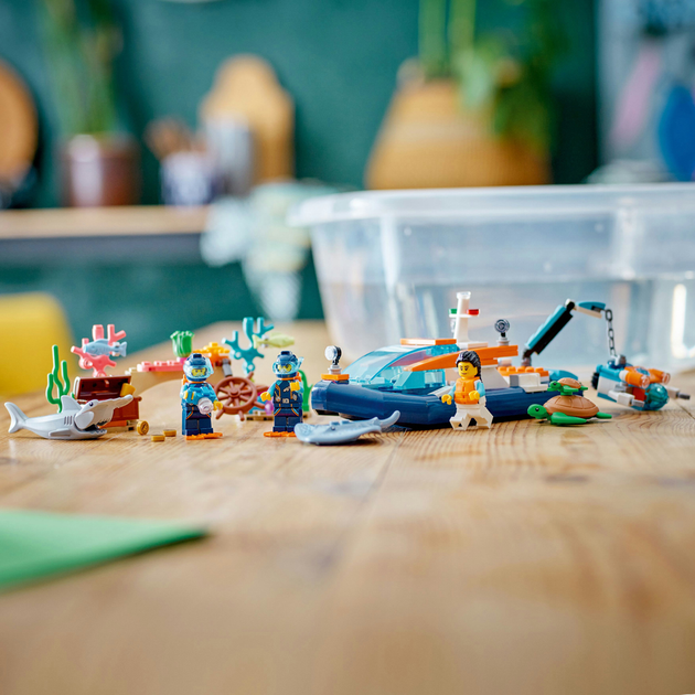 Конструктор LEGO City Дослідницький підводний човен 182 деталі (60377) - зображення 5