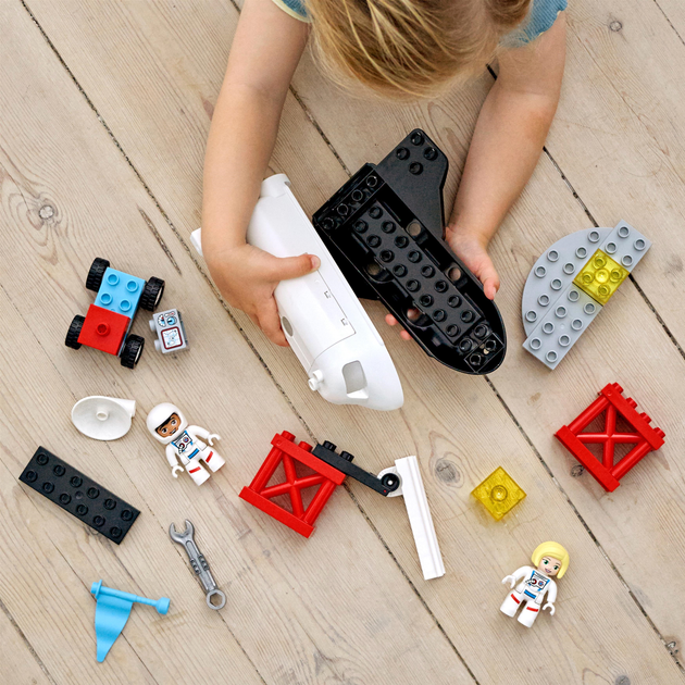 Zestaw klocków LEGO DUPLO Town Lot promem kosmicznym 23 elementy (10944) - obraz 4