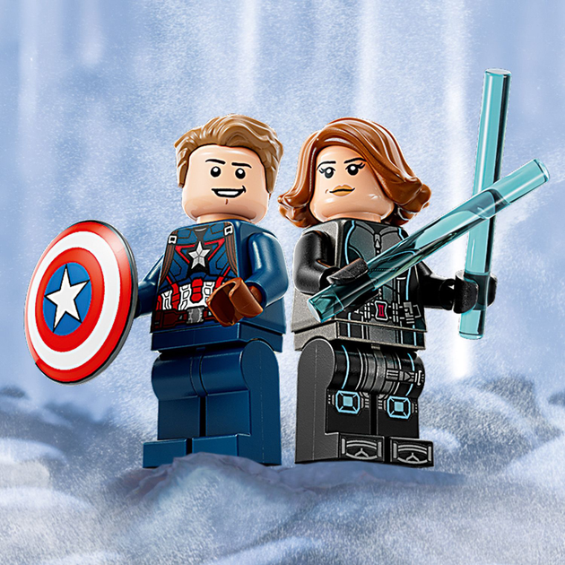 Конструктор LEGO Marvel Мотоцикли Чорної Вдови й Капітана Америка 130 деталей (76260) - зображення 8
