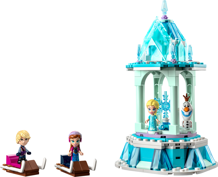 Zestaw klocków LEGO Disney Magiczna karuzela Anny i Elzy 175 elementów (43218) - obraz 2
