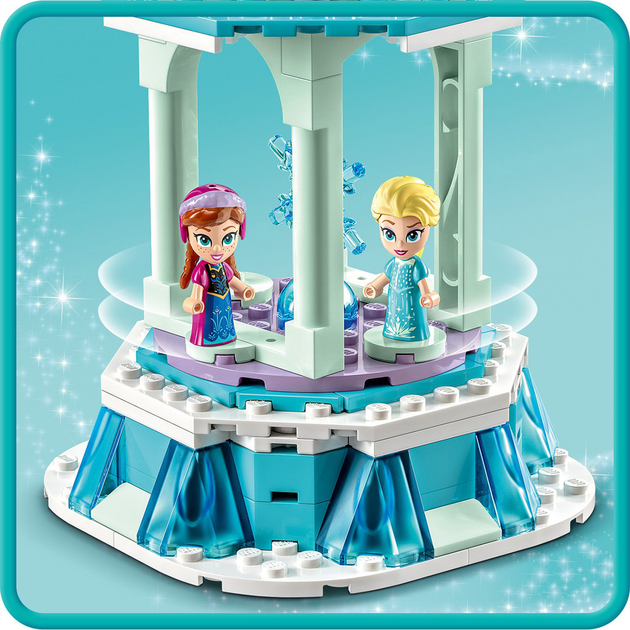 Zestaw klocków LEGO Disney Magiczna karuzela Anny i Elzy 175 elementów (43218) - obraz 7