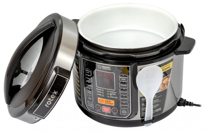 Мультиварка-скороварка Rotex REPC76 B - зображення 5