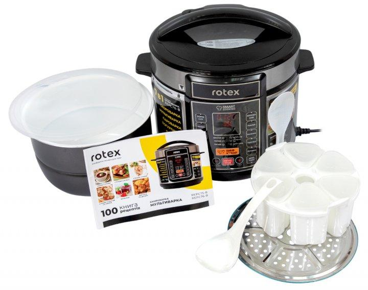 Мультиварка-скороварка Rotex REPC76 B - зображення 11