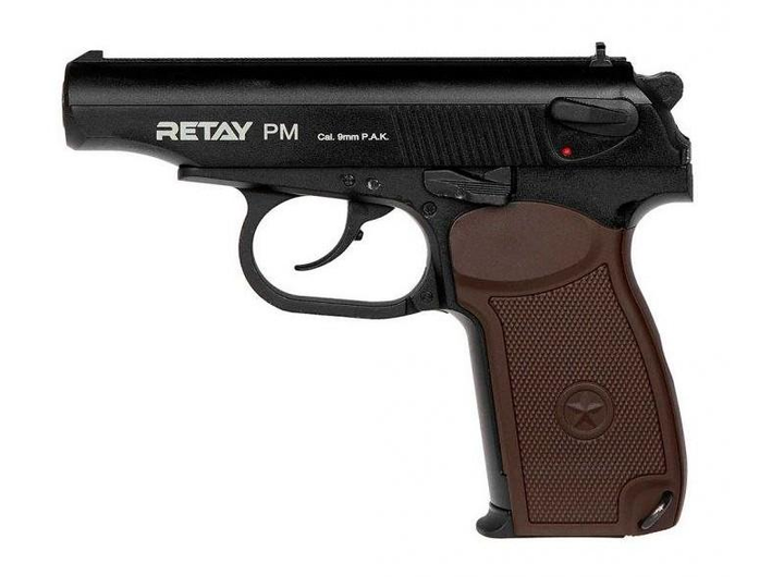 Пістолет стартовый Retay PM кал. 9 мм - изображение 1