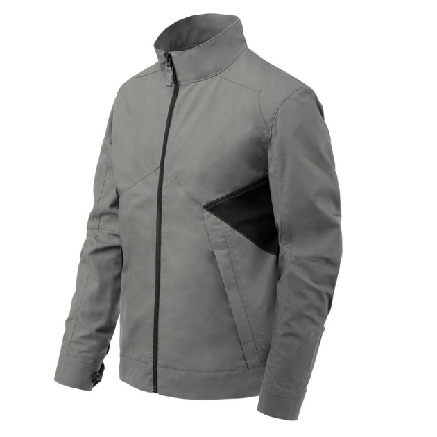Куртка тактическая мужская GREYMAN jacket Helikon-Tex Cloud grey/Black (Светло-серый/Черный) S-Regular - изображение 1