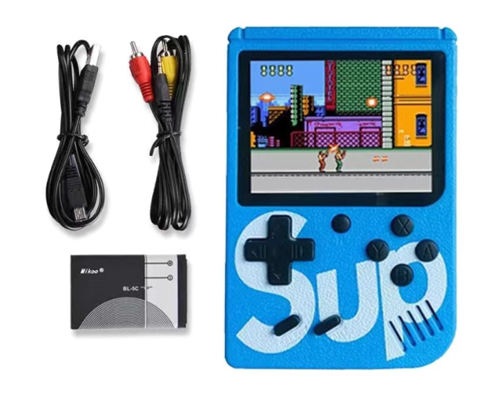 Портативна приставка консоль Sup Game Box 500 in 1 Blue - изображение 2