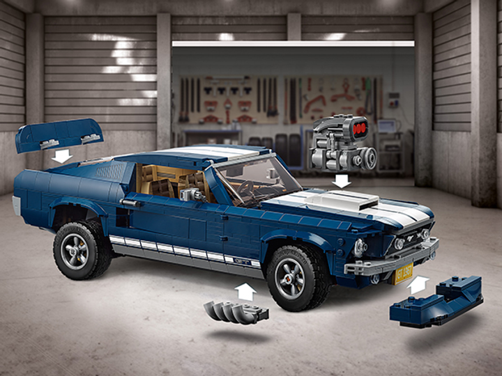 Конструктор LEGO Creator Expert Ford Mustang 1471 деталь (10265) - зображення 6