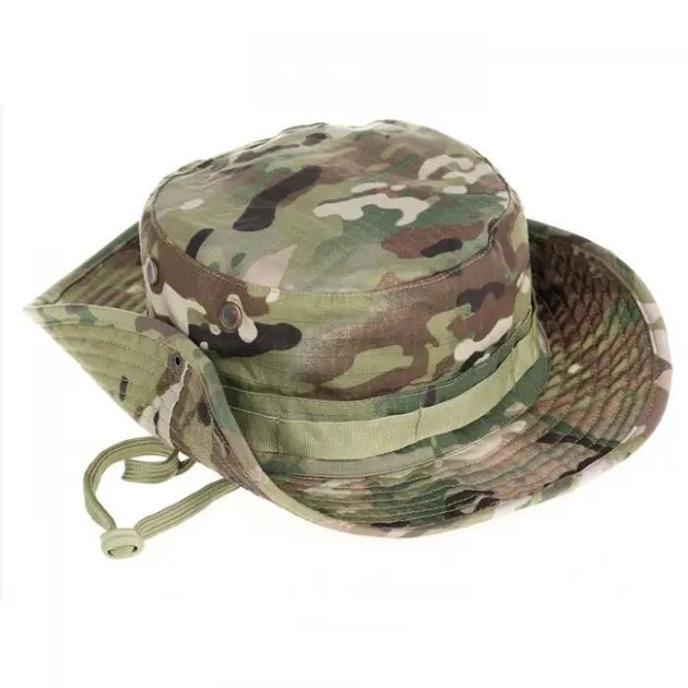 Панама защитная шляпа тактическая для ЗСУ, охоты, рибалки Мультикам - изображение 1