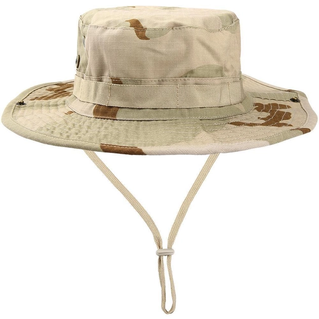 Панама захисна шляпа тактична для ЗСУ, полювання, риболовлі Койот Пустеля Пісок - зображення 2