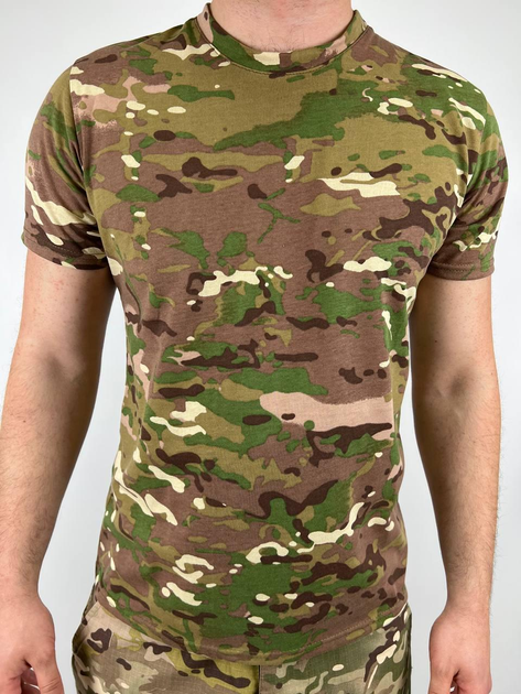 Тактическая футболка коричневий мультикам 1036 XL (52р) - изображение 1