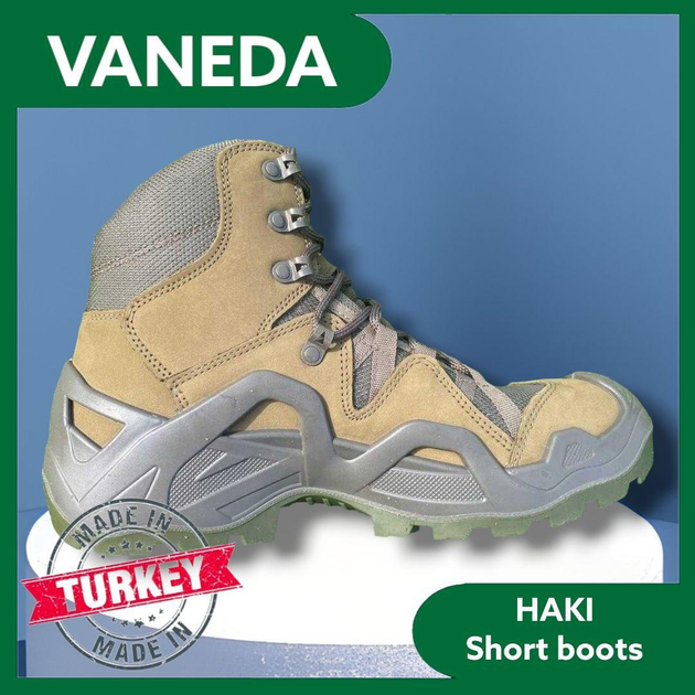 Короткие тактические летние ботинки VANEDA Ванеда Олива 45 - изображение 2