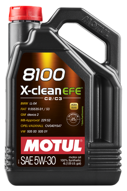 Олива Motul 8100 X-Clean Efe SAE 5W30 4Л - Фото 1 Олива Motul 8100 X-Clean Efe SAE 5W30 4Л - изображение 1