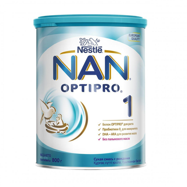 Nestle NAN 1 OPTIPRO® Сухая молочная смесь для детей с рождения, 800 г (88079) - изображение 1
