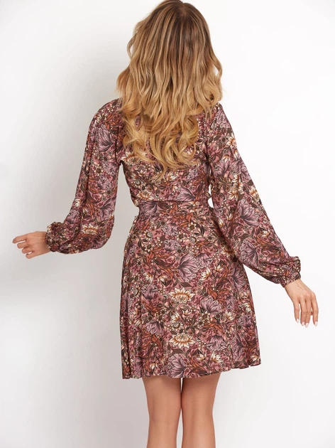 Sukienka damska boho KOLORLI Triss 36 Różowa (5903738175636) - obraz 2