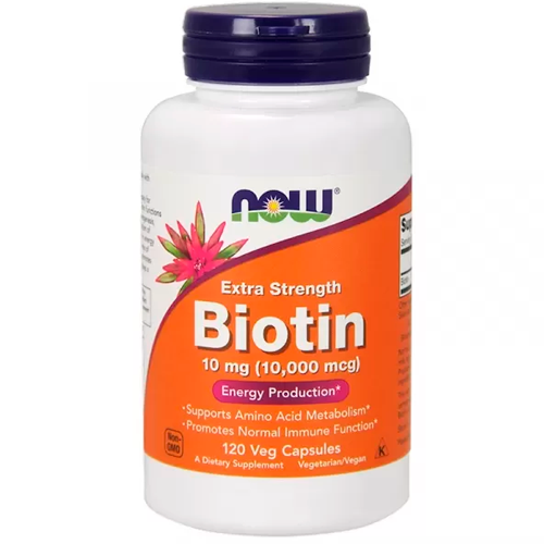 Биотин NOW Biotin 10000, 120 капс. - Фото 1 Биотин NOW Biotin 10000, 120 капс. - изображение 1