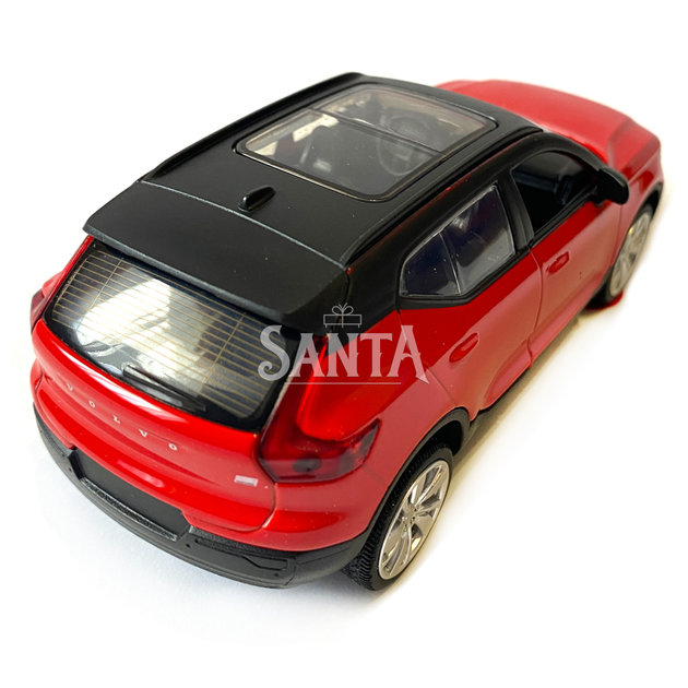 Машина металлическая Автопром 1:32 Volvo XC40 Recharge, красная, бат., свет, звук, откр.двери, 14*5,5*4 см (68411) - изображение 5