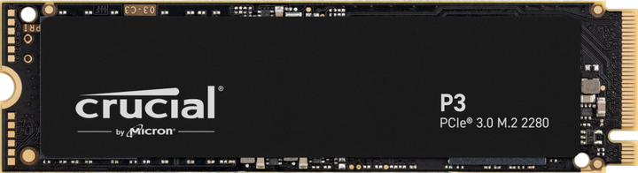Crucial P3 4TB M.2 2280 NVMe PCIe 3.0 x4 3D NAND TLC (CT4000P3SSD8) - зображення 1