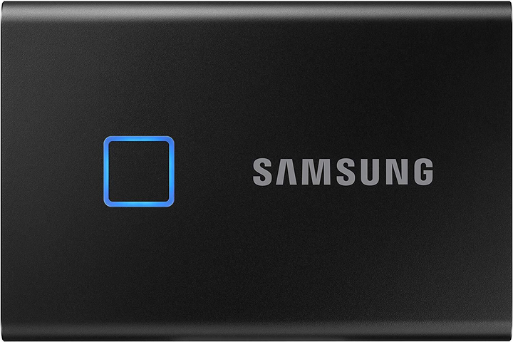 Dysk SSD Samsung Portable T7 TOUCH 500 GB USB 3.2 Type-C Czarny (MU-PC500K/WW) External - obraz 1