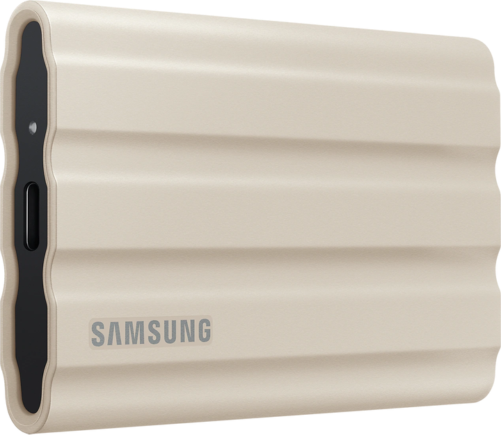 Przenośny dysk SSD Samsung T7 Shield 1 TB USB 3.2 Type-C beżowy (MU-PE1T0K/EU) - obraz 3