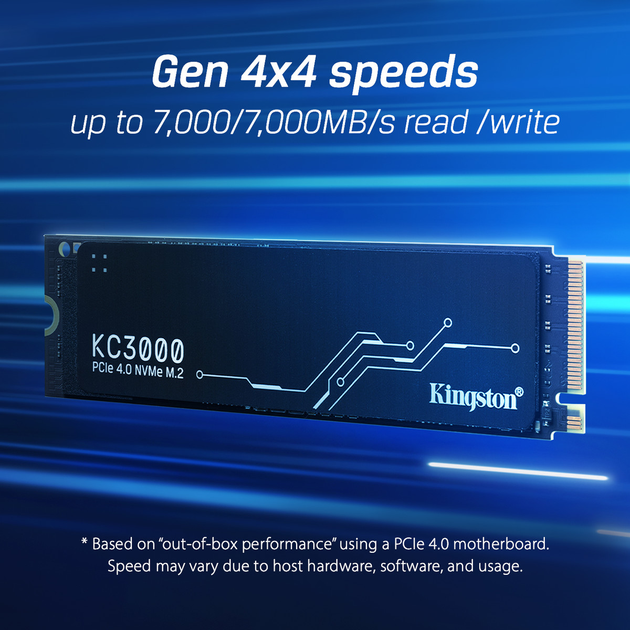 Dysk SSD Kingston KC3000 512 GB M.2 2280 NVMe PCIe Gen 4.0 x4 3D TLC NAND (SKC3000S/512G) - obraz 8