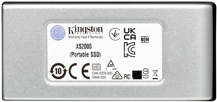 Dysk SSD Kingston XS2000 Portable 2TB USB 3.2 Gen2 (2x2) typu C IP55 3D NAND (SXS2000/2000G) - obraz 2