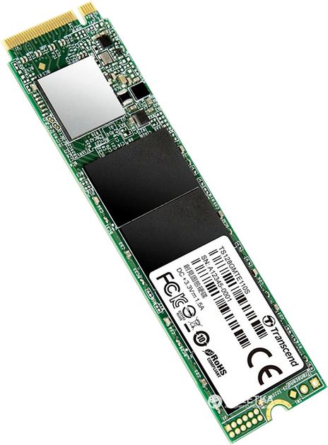 Dysk SSD Transcend MTE110S 128 GB M.2 2280 PCIe 3.0 x4 3D NAND TLC (TS128GMTE110S) - obraz 2