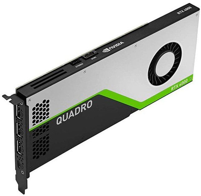 HP PCI-Ex NVIDIA Quadro RTX 4000 8GB GDDR6 (256bit) (Type-C, 3 x DisplayPort) (5JV89AA) - зображення 2