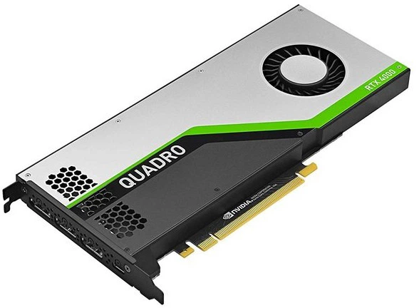 HP PCI-Ex NVIDIA Quadro RTX 4000 8 GB GDDR6 (256 bitów) (Typ-C, 3 x DisplayPort) (5JV89AA) - obraz 3
