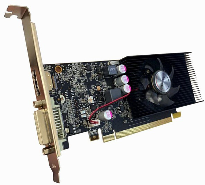 AFOX PCI-Ex GeForce GT1030 2GB GDDR5 (64bit) (1227/6000) (DVI, HDMI) (AF1030-2048D5L7) - obraz 2