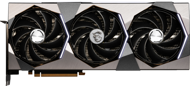 MSI PCI-Ex GeForce RTX 4090 Suprim X 24G 24GB GDDR6X (384bit) (2625/21000) (HDMI, 3 x DisplayPort) (GeForce RTX 4090 SUPRIM X 24G) - obraz 1