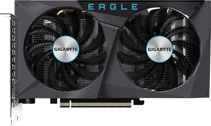 Gigabyte PCI-Ex GeForce RTX 3050 Eagle 8G 8GB GDDR6 (128bit) (14000) (2 x HDMI, 2 x DisplayPort) (GV-N3050EAGLE-8GD) - obraz 1