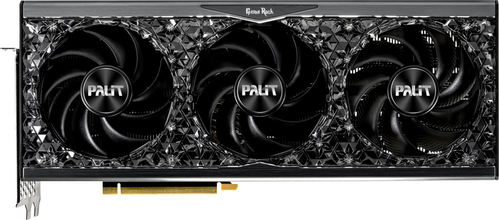 Palit PCI-Ex GeForce RTX 4090 GameRock 24GB GDDR6X (384bit) (2520/21000) (1 x HDMI, 3 x DisplayPort) (NED4090019SB-1020G) - зображення 1