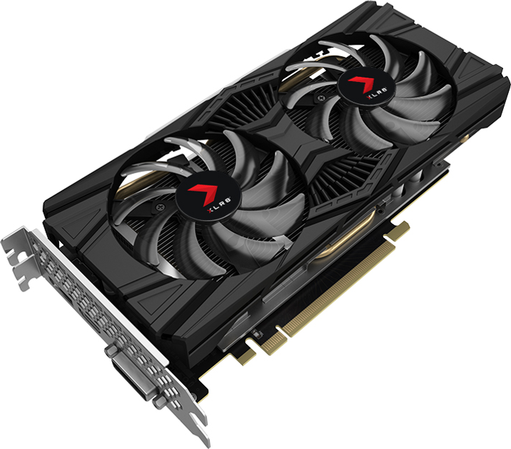 PNY PCI-Ex GeForce GTX 1660 Ti XLR8 Gaming Overclocked Edition 6 GB GDDR6 (192 bity) (1500/12000) (HDMI, DVI, DisplayPort) (VCG1660T6DFPPB-O) - obraz 2