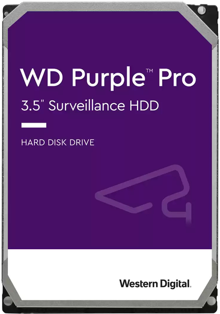 Жорсткий диск Western Digital Purple Pro 18TB 7200rpm 512MB WD181PURP 3.5 SATA III - зображення 1