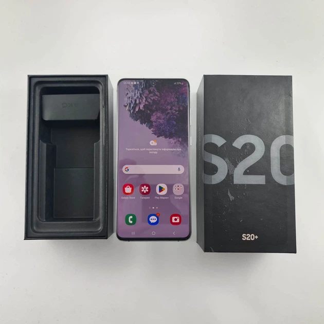 Samsung Galaxy S20 Plus 128 GB Cosmic Grey (2B00009594) БУ - Фото 1 Samsung Galaxy S20 Plus 128 GB Cosmic Grey (2B00009594) БУ - зображення 1
