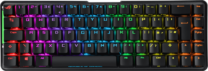 Клавіатура бездротова Asus ROG Falchion PBT Cherry MX Red ENG (90MP01Y0-BKUA00) - зображення 1