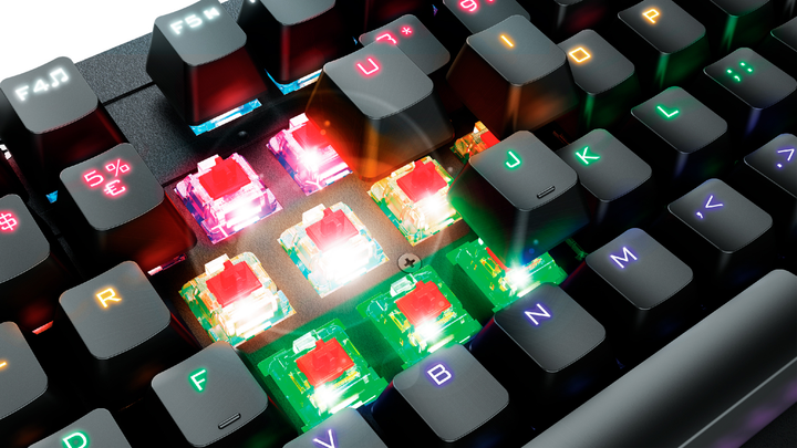 Клавіатура дротова Trust GXT 863 Mazz Mechanical Keyboard Black (24200) - зображення 5