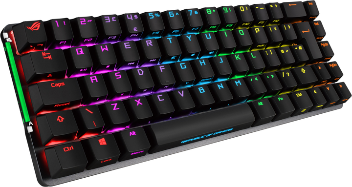 Klawiatura bezprzewodowa Asus ROG Falchion PBT Cherry MX Red ENG (90MP01Y0-BKUA00) - obraz 2