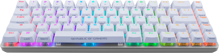 Klawiatura przewodowa Asus ROG Falchion Ace NX czerwona EN PBT USB biała (90MP0346-BKUA11) - obraz 4